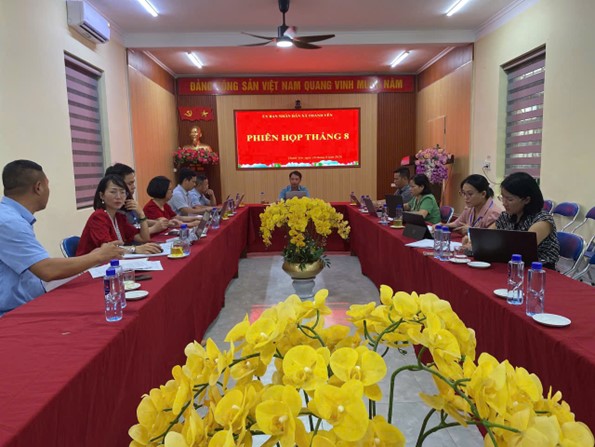 UBND XÃ THANH YÊN TỔ CHỨC PHIÊN HỌP THƯỜNG KỲ THÁNG 8 NĂM 2026 TẬP TRUNG TĂNG TỐC, BỨT PHÁ HOÀN THÀNH TOÀN DIỆN MỤC TIÊU PHÁT TRIỂN KINH TẾ