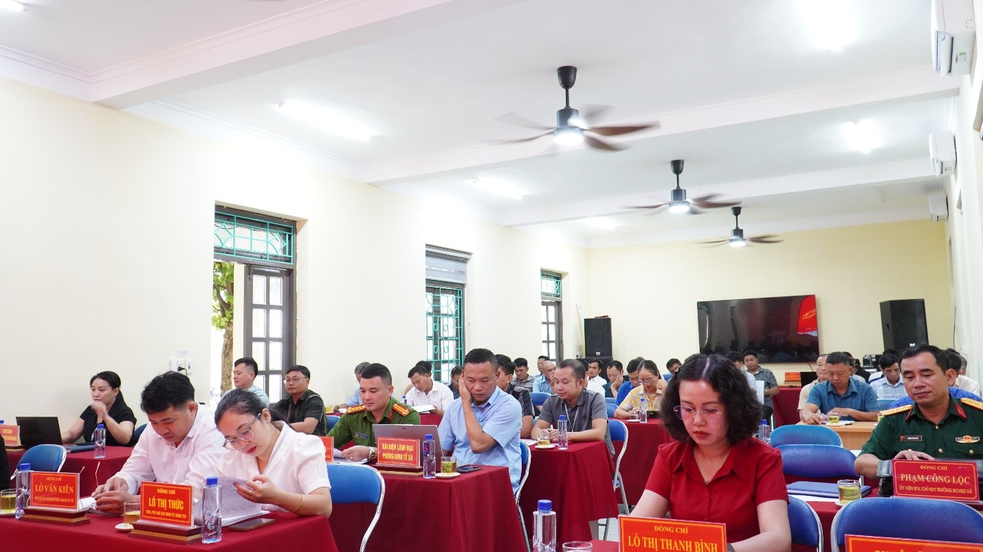UBND xã Thanh Yên họp với các thôn, bản triển khai nhiệm vụ 6 tháng cuối năm 2026